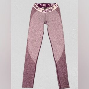 Gymshark Flex Low Rise Pink Leggings Size S